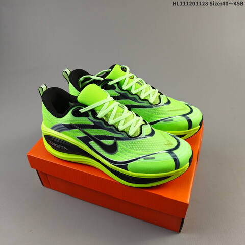 Nike Vomero Plus ReactX Air Zoom Neon Green Black EU 40-45 Running Shoe - Men's (BS-62973)