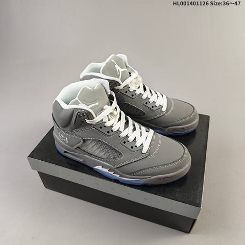 Air Jordan 5 Retro Wolf Grey Replica AIR JORDAN 5 Aj5 5 TP Lifestyle (BS-67665)