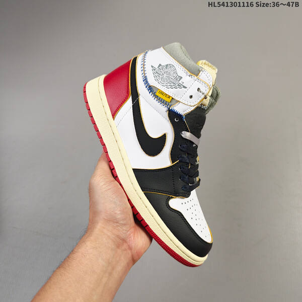 Jordan Union x Air Jordan 1 Retro High NRG Black/White/Red/Grey EU 36-47 basketball