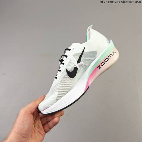 Nike ZoomX Vaporfly NEXT 4 White Black Green EU 36-45 Running Shoe - Unisex (BS-62901)