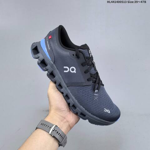 On Cloud X 4 Dark Grey Black Blue EU 39-47 Running Shoe Running Sneakers - Unisex (BS-69558)
