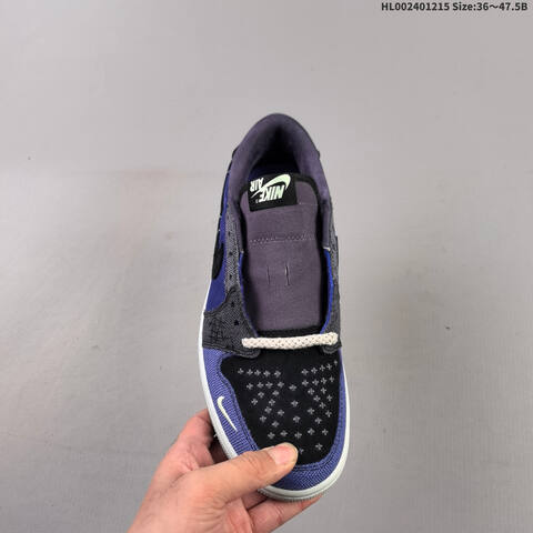 Zion Williamson x Air Jordan 1 Low OG Regency Purple And Dark Raisin 2 0 Lifestyle (BS-67427)