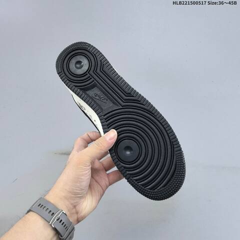 Nike Air Force 1 07 LV8 HQ2037-203 Off White Black Red EU 36-45 Sneaker - Unisex (BS-60313)