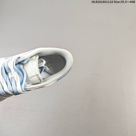 Nike SB Dunk Low White Light Blue Grey EU 35 5-46 Skate Shoe - Unisex (BS-63517)