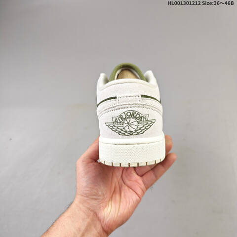 Air Jordan 1 Low Medium Olive AIR JORDAN 1 Aj1 Lifestyle (BS-67476)