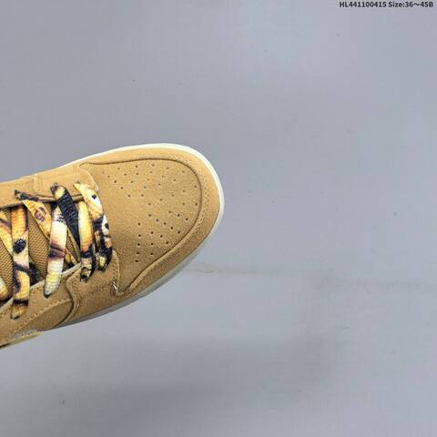 Nike SB Dunk Low Wheat Gold Light Grey EU 36-45 Skate Shoe - Unisex (BS-60716)