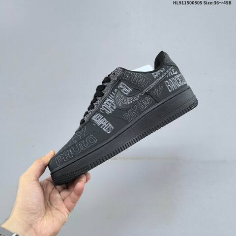Nike Air Force 1 07 LV8 II1549-001 Black Dark Grey EU 36-45 Sneaker - Unisex (BS-60502)