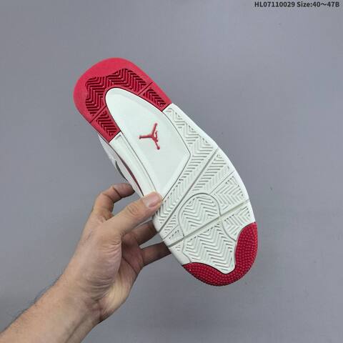 Air Jordan 4 Retro Sierra Red WMNS AIR JORDAN 4 Aj4 Lifestyle (BS-66764)