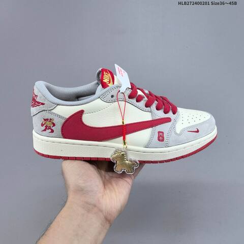 Nike Air Jordan 1 x Travis Scott AIR JORDAN DIY Lifestyle (BS-66733)