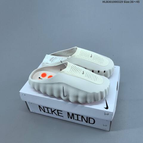 Nike Mind 001 HQ4307 Off White Bright Pink Silver Grey EU 36-45 Slides - Unisex (BS-61060)