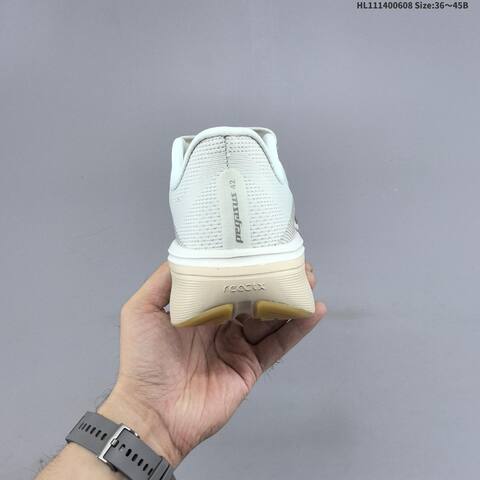 Nike Air Zoom Pegasus 42 IB1873-020 Light Off White Olive Beige EU 36-45 Running Shoe - Unisex (BS-59954)