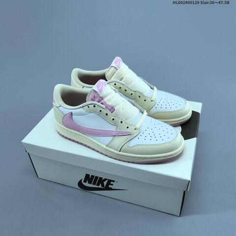 Travis Scott x Air Jordan 1 Low OG SP Sky Pink AIR JORDAN 1 Aj1 Lifestyle (BS-66769)