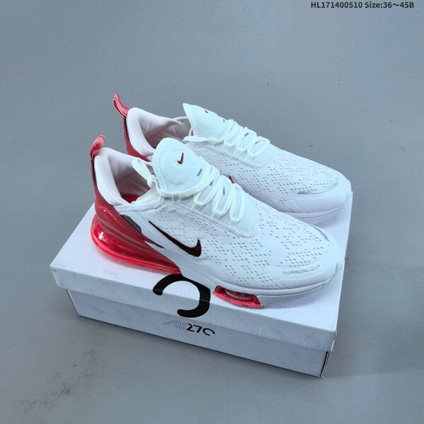 Nike Air Max 270 Flyknit white blue red black EU 36-45 running shoe