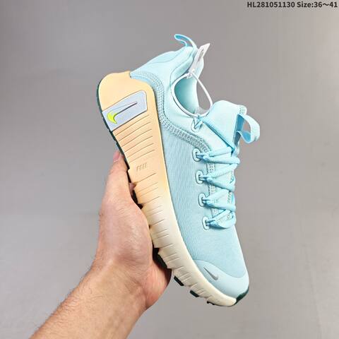 Nike Free Metcon 6 Light Blue White Dark Green Peach EU 36-41 Training Shoe - Unisex (BS-62929)