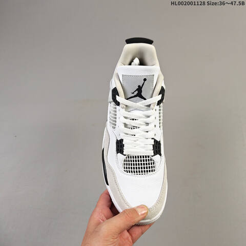 Air Jordan 4 Retro Military Black AIR JORDAN 4 Aj4 Lifestyle (BS-67639)