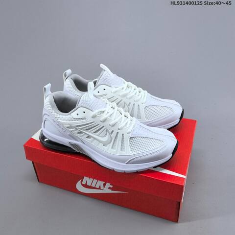 Nike Air 28C V2 White Black Grey Red EU 40-45 Running Shoe - Men's (BS-61756)