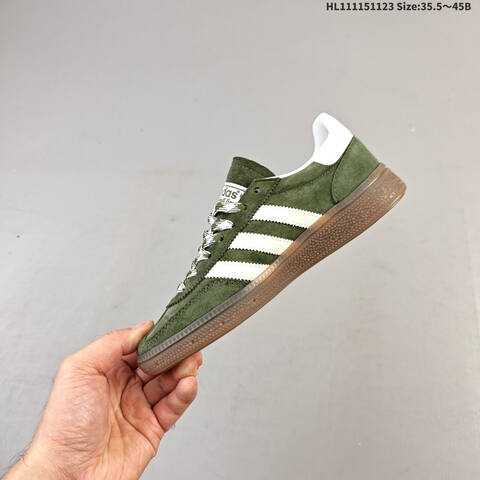 Adidas Handball Spezial Dark Green Off White Brown EU 35 5-45 Skate Shoe - Unisex (BS-65520)
