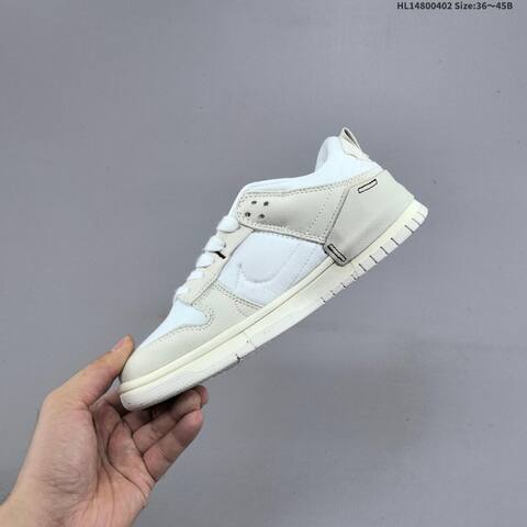 Nike Dunk Low Disrupt 2 Off White Light Pink Black EU 36 45 Skate Shoe EU 36-45 - Unisex (BS-60971)