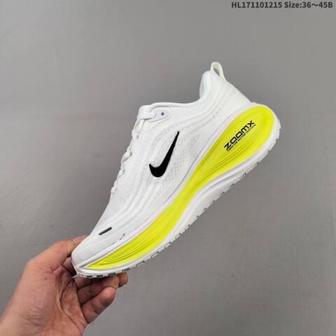 Nike Vomero 18 HV8154 103 White Black Neon Yellow Green EU 36-45 Running Shoe - Unisex (BS-62667)