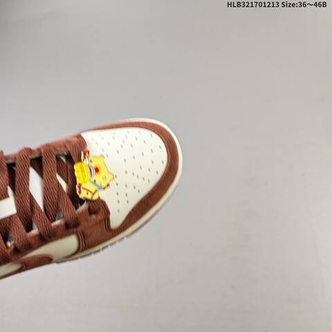 Nike SB Dunk Low Pro Sail Brown White Gold EU 36-46 Skate Shoe - Unisex (BS-62716)