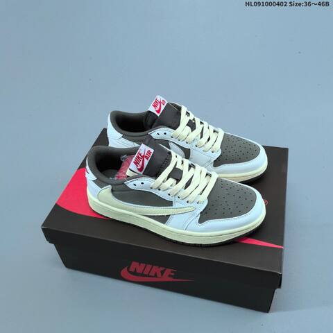 Nike Air Jordan 1 x Travis Scott AIR JORDAN CQ4277-001 36 36 5 37 5 38 Lifestyle - Women's (BS-66353)