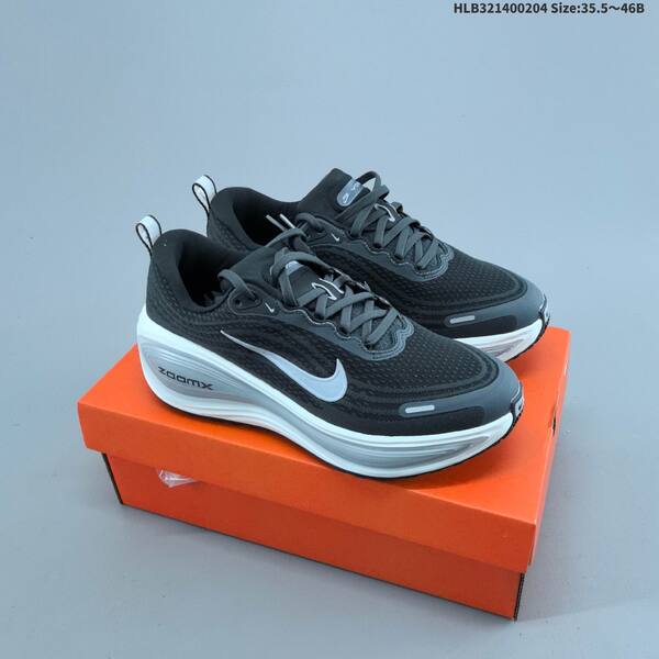 Nike Vomero Plus ReactX Air Zoom white black neon yellow orange dark grey white EU 35 5-46 running shoe