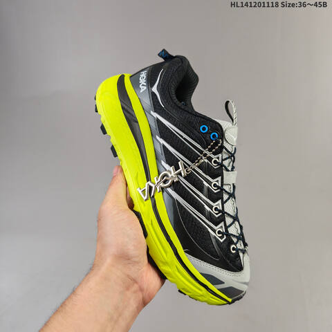 HOKA ONE ONE Mafate Three 2 Off White Light Beige Grey EU 36-45 Trail Shoe Trail Running Sneakers - Unisex (BS-69474)