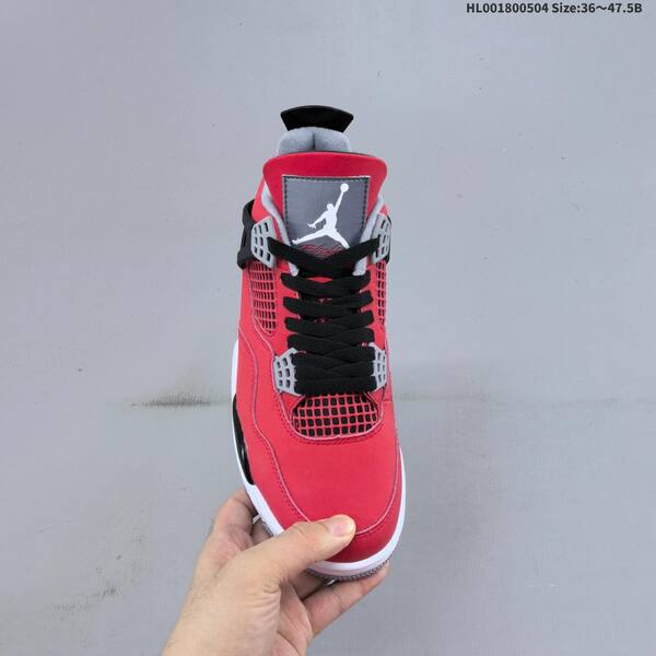 Jordan Air Jordan 4 Retro Toro Bravo red/black/white 36~47.5 basketball