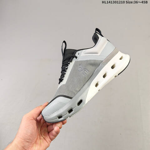 On Running Cloudnova X Olive Brown Black White EU 36-45 Running Shoe Running Sneakers - Unisex (BS-69748)