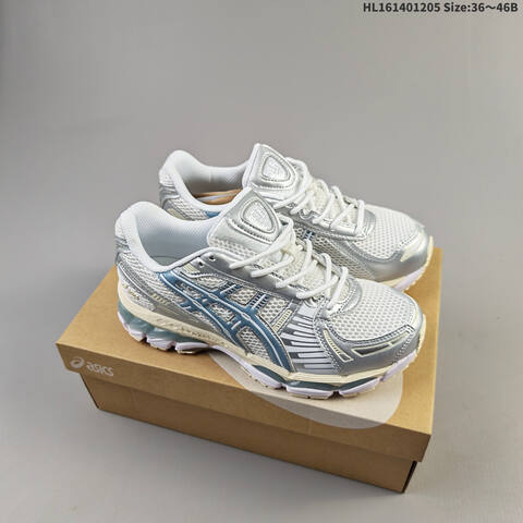 ASICS Gel-Kayano 12 1 Cream Silver Burgundy EU 36-46 Running Shoe Running Sneakers - Unisex (BS-69178)
