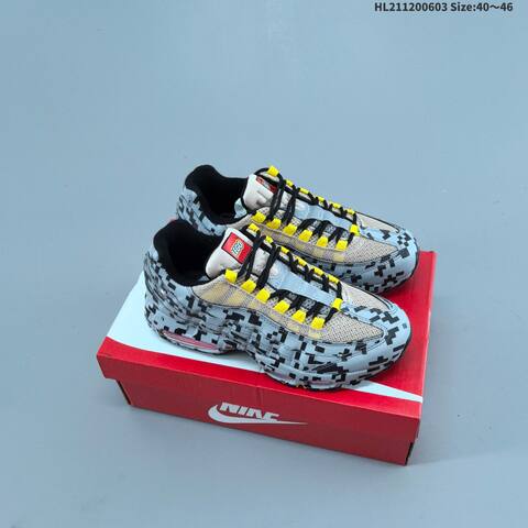 Nike Air Max 95 Black Red Orange Yellow Grey EU 40-46 Sneaker - Men's (BS-59999)