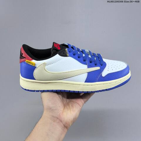 Union LA x Travis Scott x Air Jordan 1 Low OG UN x AIR JORDAN AJ1 Lifestyle (BS-66616)