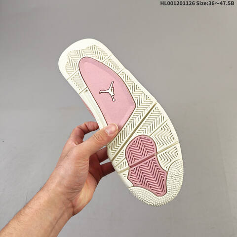 Air Jordan 4 RM Pink Oxford AIR JORDAN 4 Aj4 Lifestyle (BS-67666)