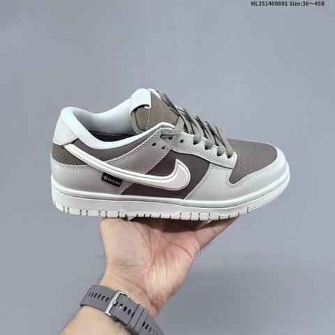 Nike SB Dunk Low Gore-Tex Light Grey White Black EU 36-45 Skate Shoe - Unisex (BS-60013)