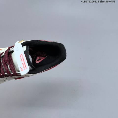 Nike Air Force 1 07 LV8 QW5288-126 Off White Red Black Gold EU 36-45 Sneaker - Unisex (BS-61964)