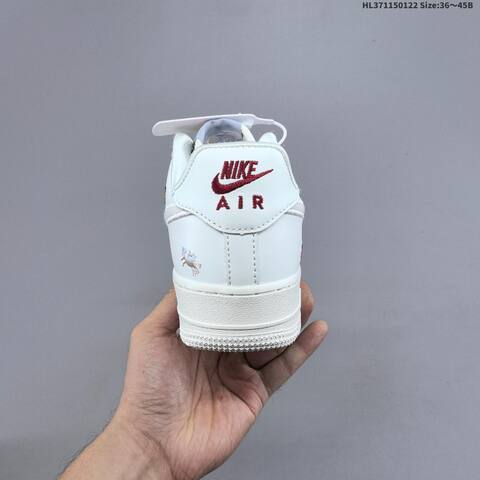 Nike Air Force 1 07 Low Join Forces IQ1143 100 Off White Light Beige Red Yellow EU 36 45 Sneaker EU 36-45 - Unisex (BS-61826)