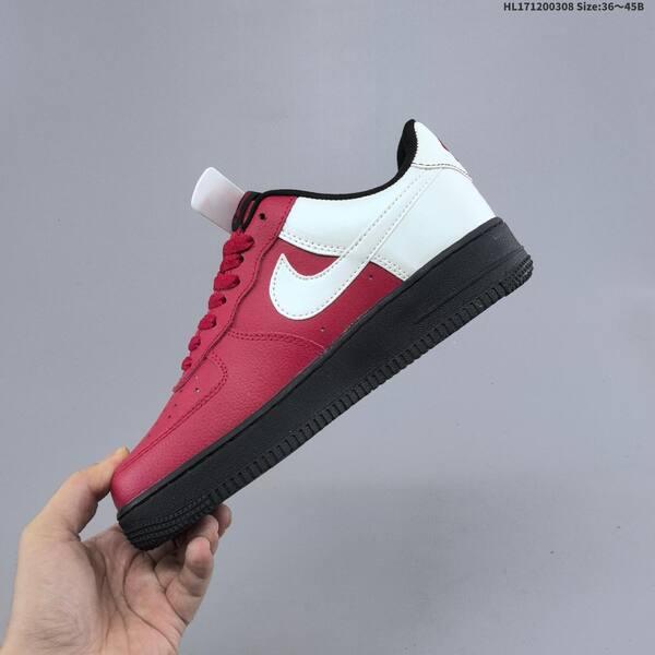 Nike Air Force 1 07 red black EU 36-45 sneaker