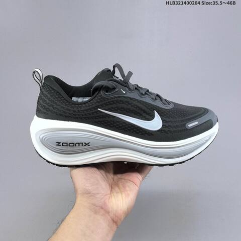 Nike Vomero Plus ReactX Air Zoom White Black Neon Yellow Orange Dark Grey White EU 35 5-46 Running Shoe - Unisex (BS-61543)