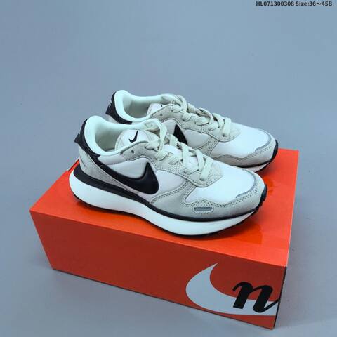 Nike Phoenix Waffle Black White Purple Grey EU 36-45 Sneaker - Unisex (BS-61440)