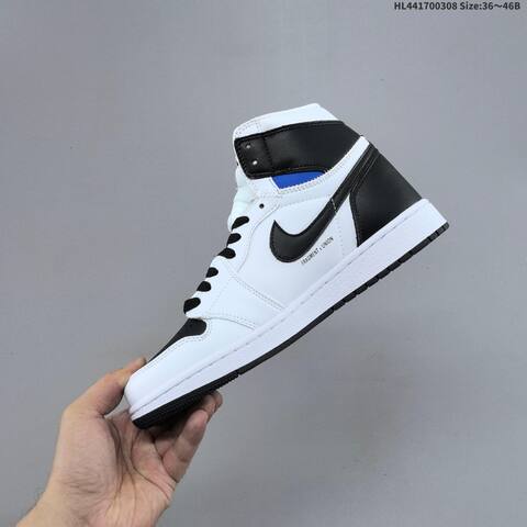 Union LA x Fragment Design x Air Jordan 1 Retro High OG White Black Lifestyle (BS-66597)
