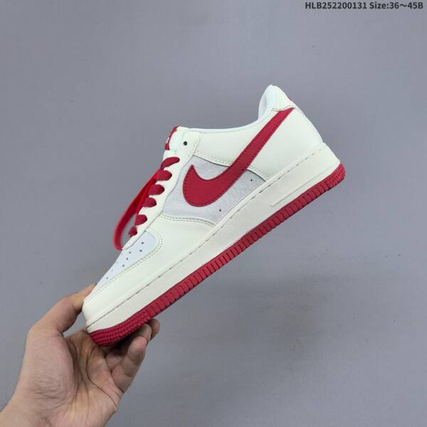 Nike Air Force 1 07 Low off white dark brown red EU 36-45 sneaker