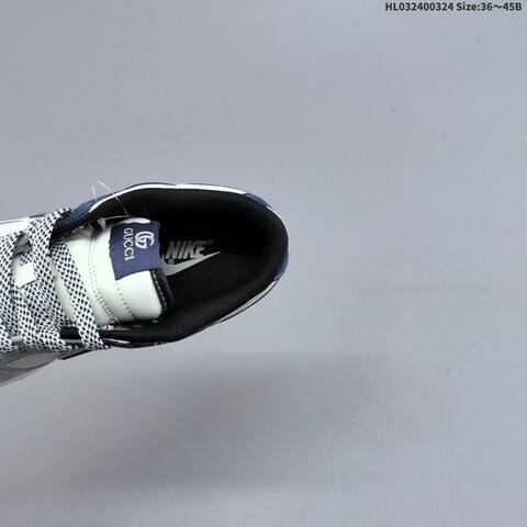Nike SB Dunk Low Retro DIY White Navy Grey Black Red EU 36-45 Skate Shoe - Unisex (BS-61157)