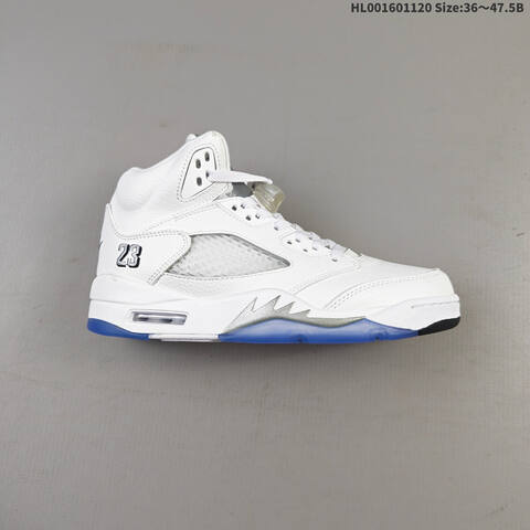 Air Jordan 5 Retro Metallic White Replica AIR JORDAN 5 Aj5 Lifestyle (BS-67756)