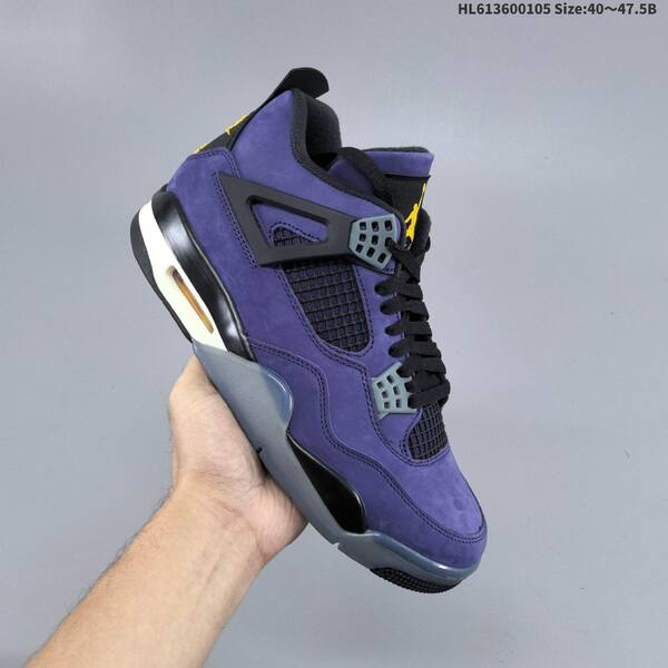 Jordan Air Jordan 4 Retro OG Imperial Purple / Black / Grey / Yellow EU 40-47.5 basketball