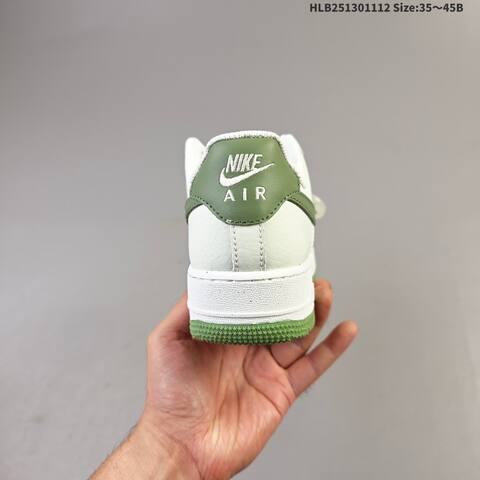 Nike Air Force 1 07 Off White Olive Green White EU 35-45 Sneaker - Unisex (BS-63825)