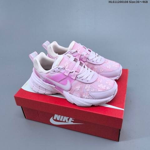 Nike V2K Runtekk White Grey Pink Silver Gold EU 36-46 Running Shoe - Unisex (BS-62126)
