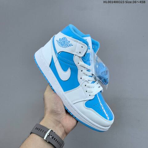 Air Jordan 1 Mid Legend Blue AIR JORDAN 1 Aj1 Lifestyle (BS-66462)
