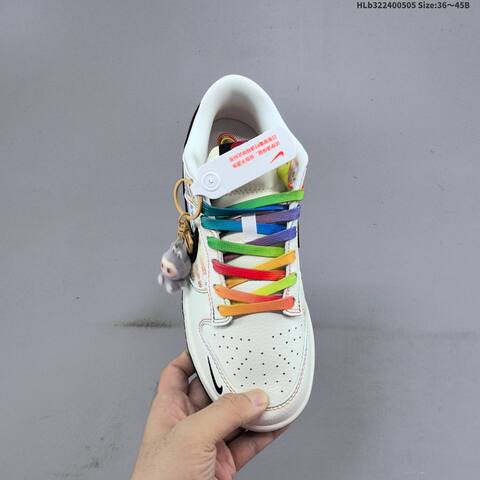 Nike Dunk SB Low White Black Red Multicolor EU 36-45 Skate Shoe - Unisex (BS-60485)