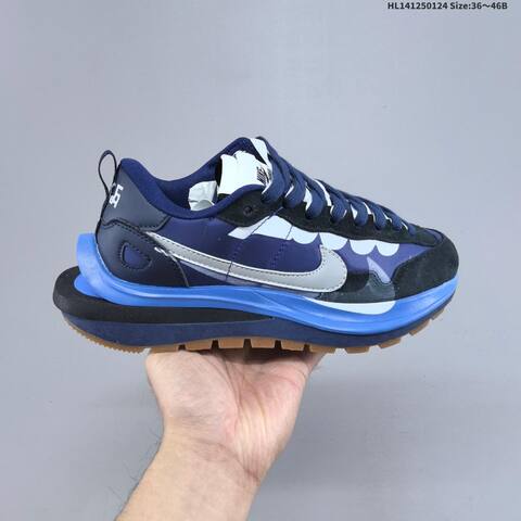 Nike Sacai x Nike VaporWaffle 3 0 Navy Black Blue White Gum EU 36-46 Sneaker - Unisex (BS-61781)