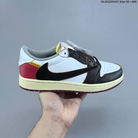Union LA x Travis Scott x Air Jordan 1 Low UN x AIR JORDAN AJ1 Lifestyle (BS-66671)